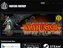 Tablet Screenshot of fightingfantasyapps.com
